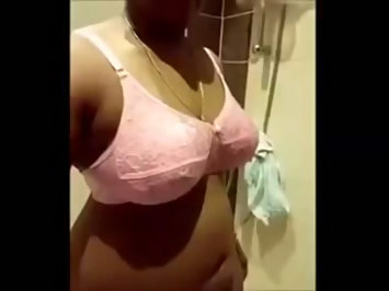 Bhabhi In Pink Bra Hairy Pussy Nude Selfie